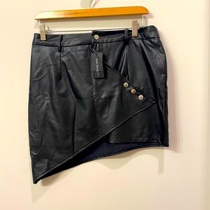 Never worn leather skirt